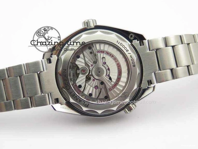 1225 Planet Ocean 2016 43.5mm SS Black Bezel BP 1:1 Best Edition Black Dial On SS Bracelet A WellDesigned 8195